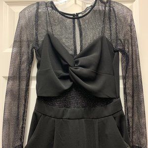 Zara Basic Contrast Shiny Jumpsuit